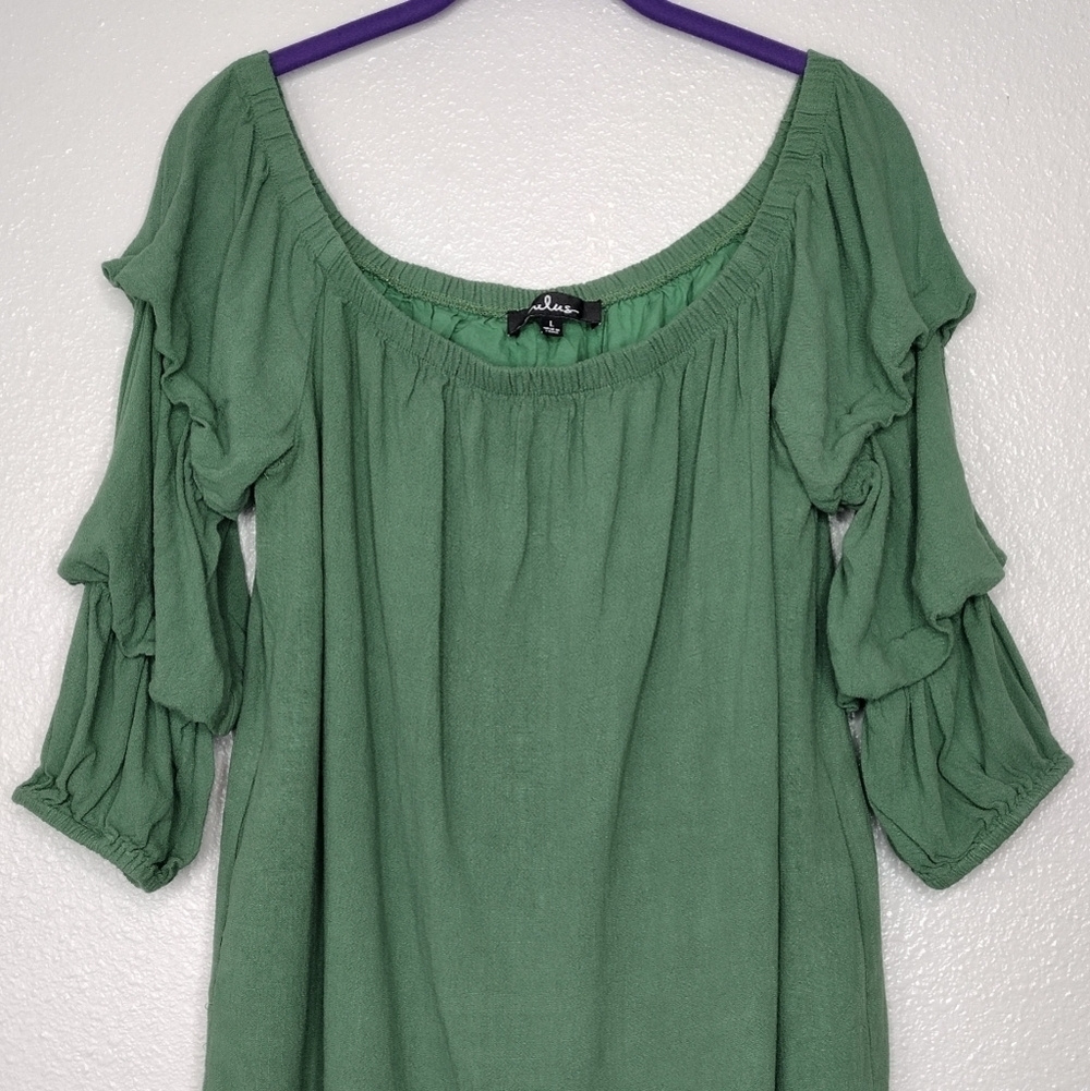 NWT Lulus Linen Blend Mini Dress - Picture 3 of 12
